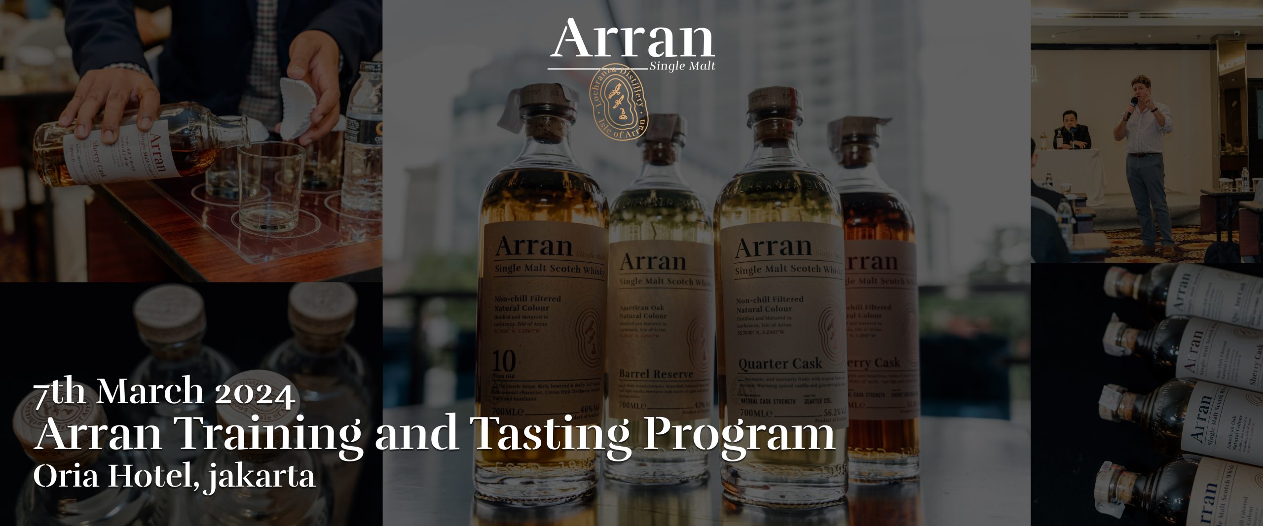 Arran event tasting